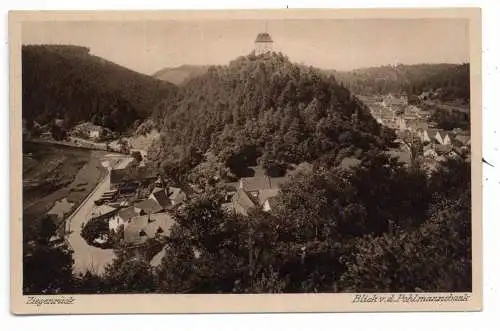 0-6557 ZIEGENRÜCK, Blick von der Pohlmannsbank, Verlag König
