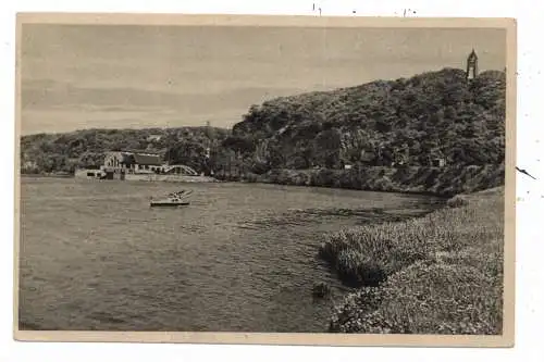 [Ansichtskarte] 5810  WITTEN, Bergerdenkmal mit Turbinenhaus, Verlag Grau. 