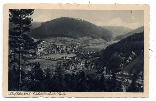 [Ansichtskarte] 7547 WILDBAD - BAD CAMBACH, Blick über den Ort, Verlag Wurster. 