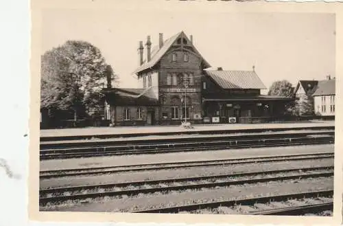 [Ansichtskarte] 5600 WUPPERTAL - DORNAP - HAHNENFURTH, Bahnhof, 2 Photos 10,3 x 7,3 cm. 