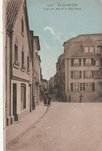 [Ansichtskarte] 5350 EUSKIRCHEN, Ecke Marktplatz / Neustrasse, 20er Jahre. 
