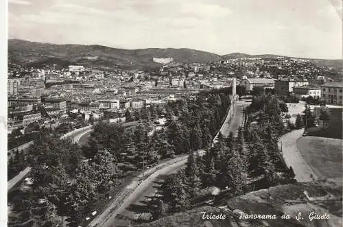 I 34100 TRIESTE, Panorama da S. Giusto, 1965