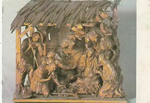 [Ansichtskarte] KRIPPE / CRIP / CULLA - Buchsbaumkrippe von Marian Rittinger. 