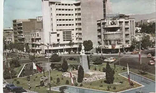 [Ansichtskarte] IRAN / PERSIEN - TEHERAN, Ferdowsi Square. 