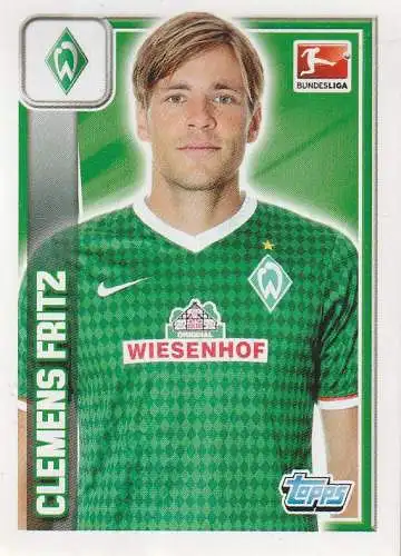 FUSSBALL - WERDER BREMEN, CLEMENS FRITZ, 2013/14