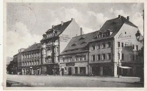0-7300 DÖBELN, Roter Platz, 1952