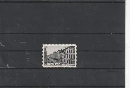 [Ansichtskarte] 4050 MÖNCHENGLADBACH, Crefelderstrasse, Vignette. 