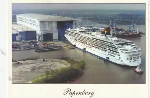 [Ansichtskarte] OZEANSCHIFFE - PASSAGIER, "SUPER STAR VIRGO", Meyer - Werft Papenburg. 