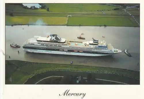 [Ansichtskarte] OZEANSCHIFFE - PASSAGIER, "MERCURY", Meyer - Werft Papenburg. 