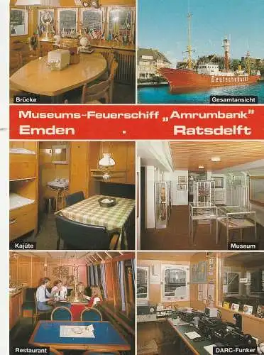 FEUERSCHIFF -  "AMRUMBANK" vor Emden