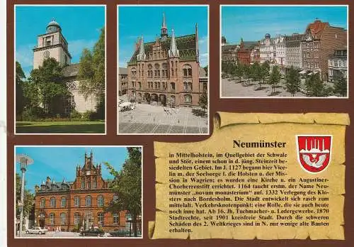 [Ansichtskarte] 2350 NEUMÜNSTER, Chronik - AK. 