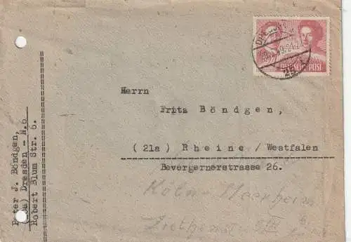 DDR  Zentraler Rund / Vollstempel