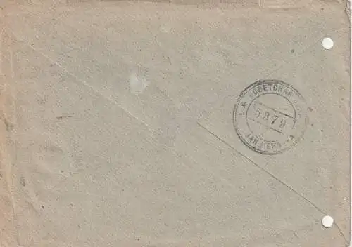 DDR  Zentraler Rund / Vollstempel