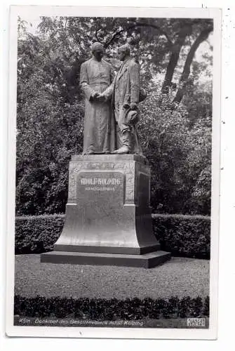 [Ansichtskarte] 5000 KÖLN, KOLPING - Denkmal. 