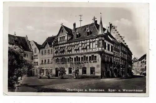 [Ansichtskarte] 7770 ÜBERLINGEN, Spar- und Waisenkasse, 1930. 