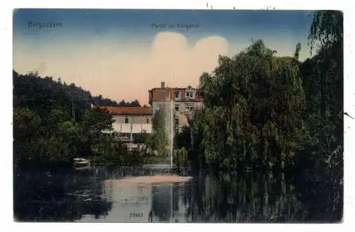 [Ansichtskarte] 6748 BAD BERGZABERN, Partie im Kurgarten, 1918. 