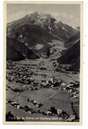 [Ansichtskarte] A 6290 MAYRHOFEN, Blick auf den Ort, 1952. 