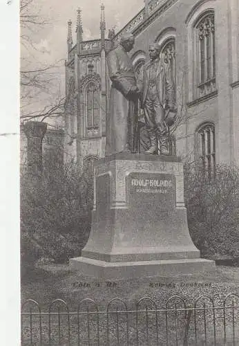 [Ansichtskarte] 5000 KÖLN, KOLPING, Kolping - Denkmal, 1908, Verlag Trenkler. 