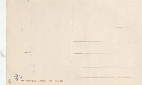 [Ansichtskarte] 5000 KÖLN, KOLPING, Kolping - Denkmal, 1908, Verlag Trenkler. 