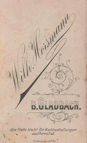 [Ansichtskarte] 5060 BERGISCH GLADBACH, Porträt Hartphoto, Photograph Wilhelm Horsmann, Nadellöcher. 