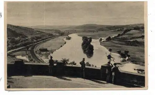 [Ansichtskarte] 5810  WITTEN, Blick vom Bergerdenkmal ins Ruhrtal, Verlag Grau. 