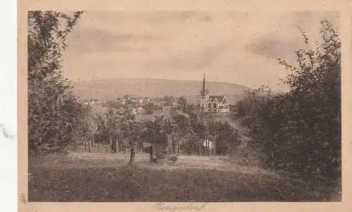 [Ansichtskarte] 5455 RENGSDORF, Panorama mit Kirche, Verlag Bleibtreu - Bonn. 