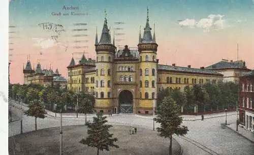 [Ansichtskarte] 5100 AACHEN, Kaserne 1, 1922. 