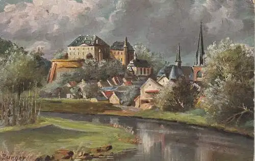 [Ansichtskarte] 5524 KYLLBURG - MALBERG, Künstler-Karte Burger, 1922. 