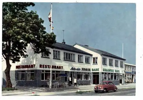 DK 6200 AABENRAA - KRUSA, Restaurant, Graaster Bank, SAAB 93, 1961