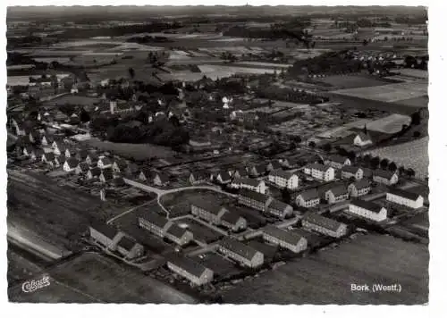 4714 SELM - BORK, Luftaufnahme 1966