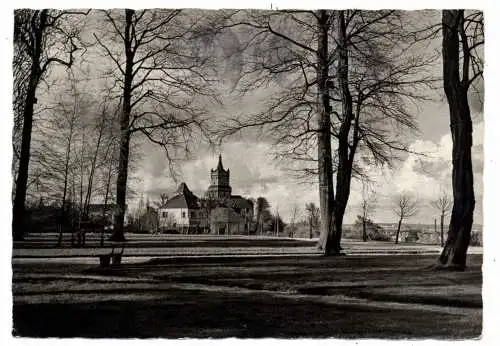4190 KLEVE, Schwanenburg vom Moritzpark, 1965