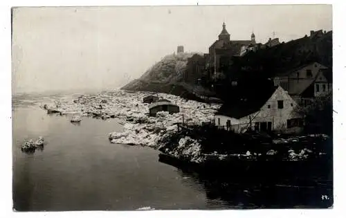 [Ansichtskarte] WESTPREUSSEN - GRAUDENZ / GRUDIADZ, Eisgang auf der Weichsel, Photo-AK, Verlag Lübeck - Graudenz. 