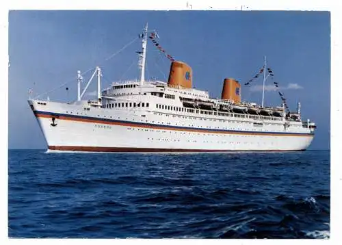 [Ansichtskarte] OZEANSCHIFFE - PASSAGIER, "EUROPA", 1980. 