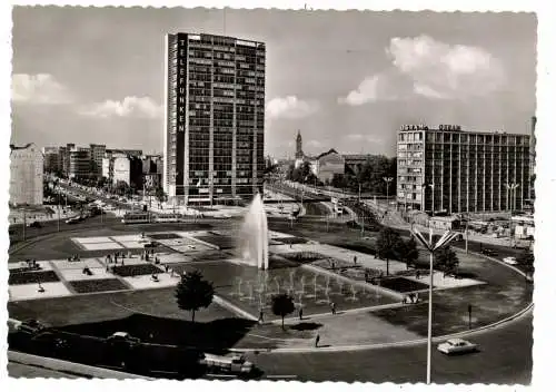 1000 BERLIN - CHARLOTTENBURG, Ernst - Reuter - Platz, Telefunken - Hochhaus, 1961