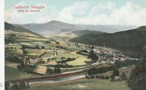 [Ansichtskarte] 5168 NIDEGGEN, Blick in das Rurtal, color, 1907, Verlag Arnold. 