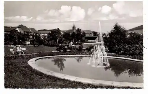 5787 OLSBERG, Im Kurpark, Landpoststempel "5781 Gevelinghausen", 1965