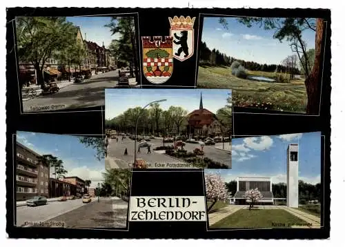 1000 BERLIN - ZEHLENDORF, Teltower Damm, Onkel Tom Strasse, Clay - Allee.... 1961