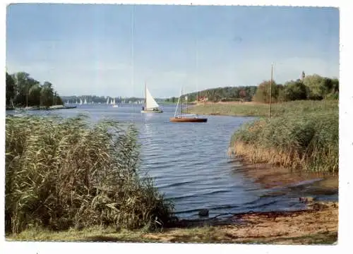 [Ansichtskarte] 1000 BERLIN - LINDWERDER, Havelpartie, 1961. 