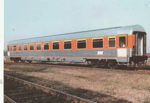 [Ansichtskarte] EISENBAHN / RAILWAY - Reisezugwagen 1. & 2. Klasse für Fernreisen, Bj. 1972. 