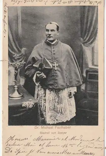 [Ansichtskarte] 6720 SPEYER, Bischof Dr. Michael Faulhaber, 1914. 