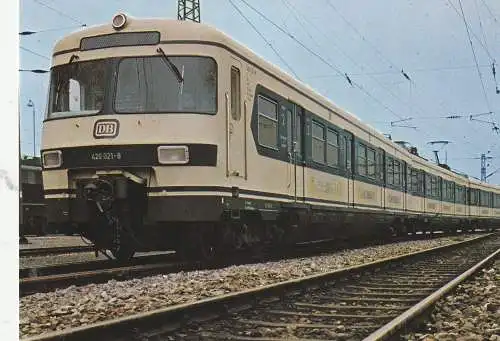 [Ansichtskarte] EISENBAHN / RAILWAY - S-Bahn Triebwagen ET 420, Bj. 1969. 