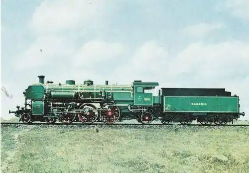 [Ansichtskarte] EISENBAHN / RAILWAY - Baureihe 18, Bj. 1908. 