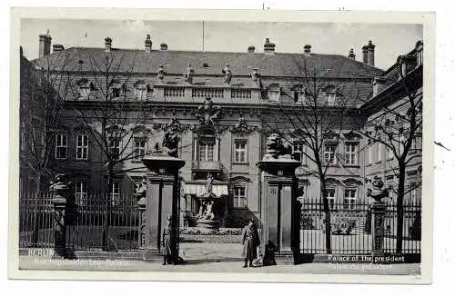 [Ansichtskarte] 1000 BERLIN, Reichspräsidenten Palais, Schuppos. 