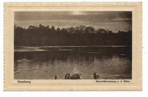 [Ansichtskarte] 2000 HAMBURG - ST. GEORG, Lohmühlenstrasse, Bootssteg. 