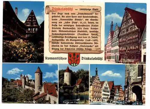 [Ansichtskarte] 8804 DINKELSBÜHL, Chronik - AK. 