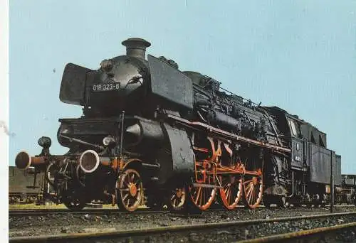 [Ansichtskarte] EISENBAHN / RAILWAY - Baureihe 018, Vierzylinder Schnellzuglokomotive, 1918. 