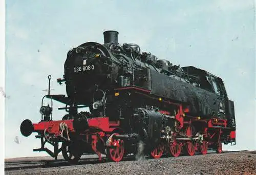 [Ansichtskarte] EISENBAHN / RAILWAY - Baureihe 086, Güterzug - Tenderlok, 1927. 