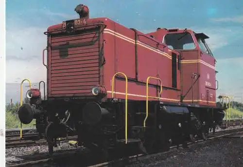 [Ansichtskarte] EISENBAHN / RAILWAY - Baureihe 265, Einmotorige Rangierdienstlok, Bj. 1956. 