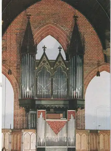 3172 ISENBÜTTEL, St. Marienkirche, Innenansicht, Orgel