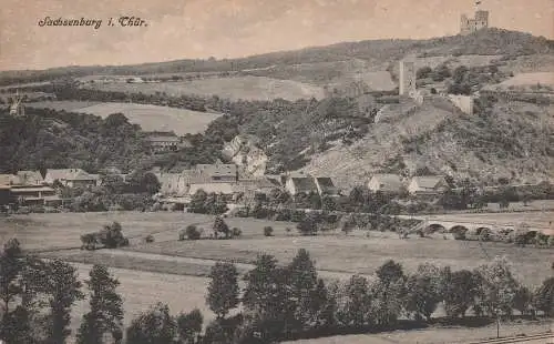 0-4731 SACHSENBURG, Gesamtansicht, Verlag Metz